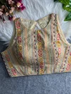 Rk Blouse Faux Georgette With Heavy Embroidery Work Navratri Special Blouses Wholesale Distributors In India